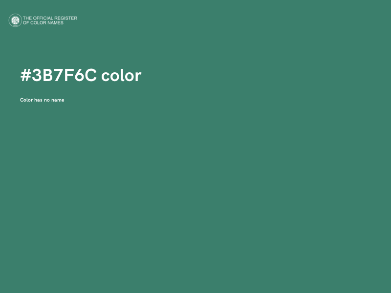 #3B7F6C color image