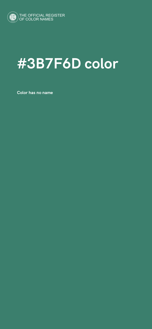 #3B7F6D color image
