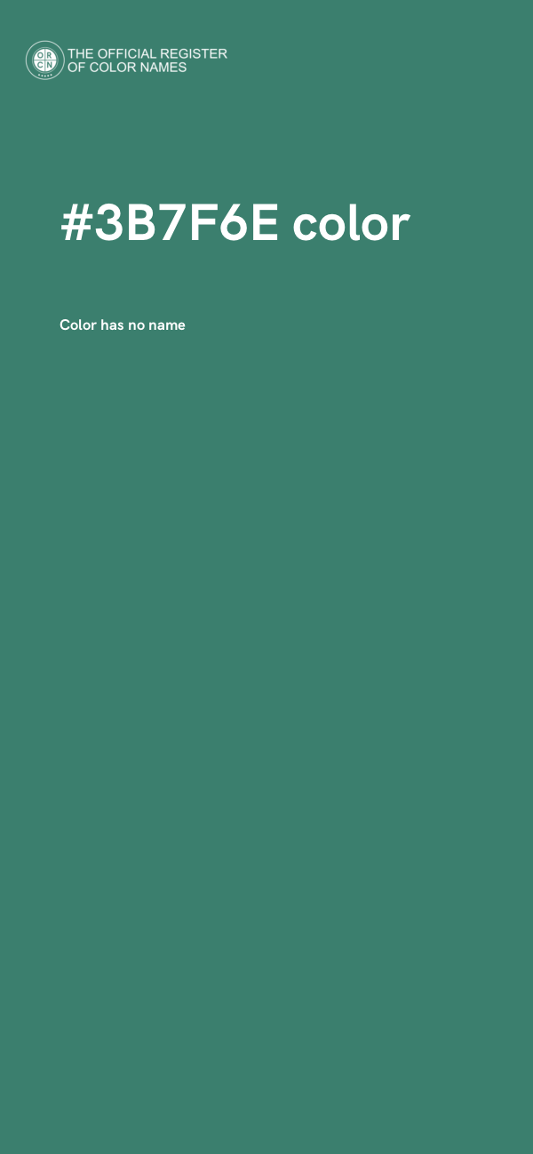 #3B7F6E color image