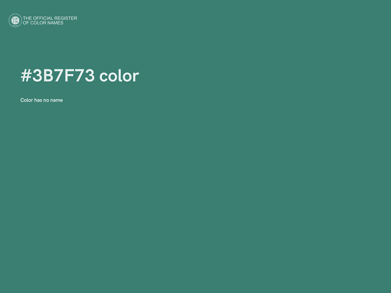 #3B7F73 color image