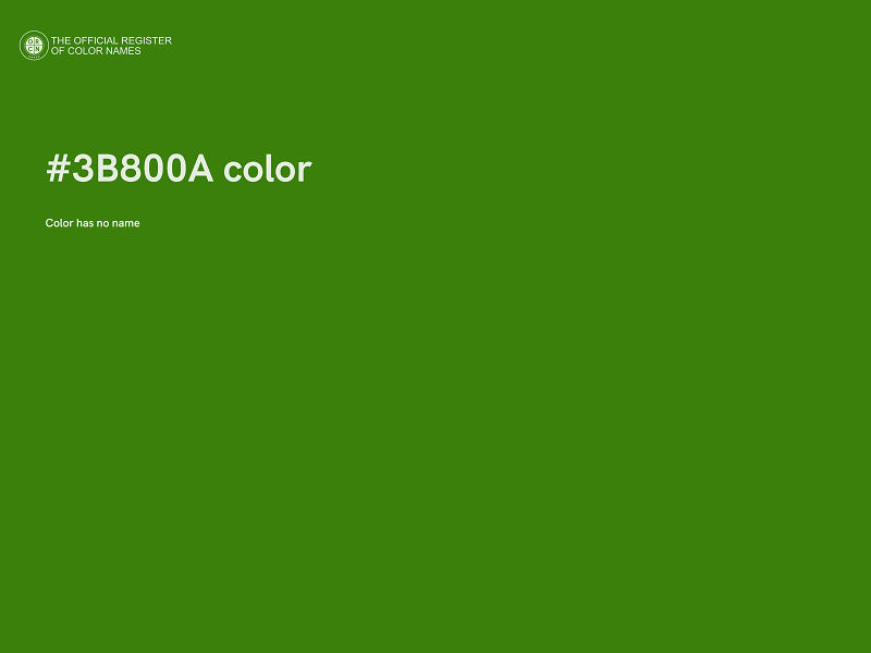 #3B800A color image