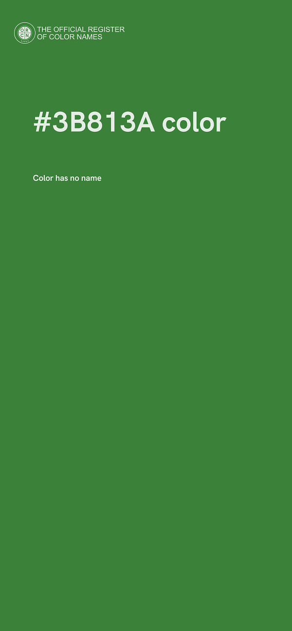#3B813A color image