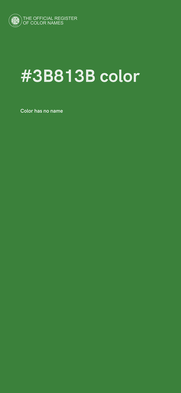 #3B813B color image