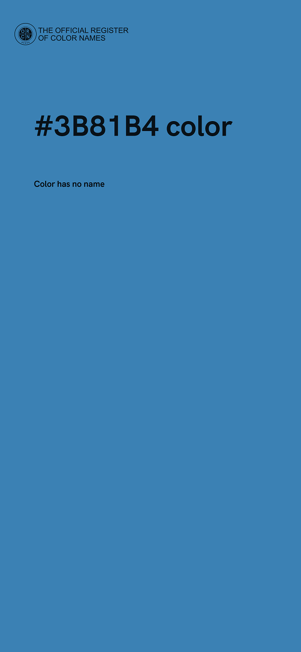 #3B81B4 color image