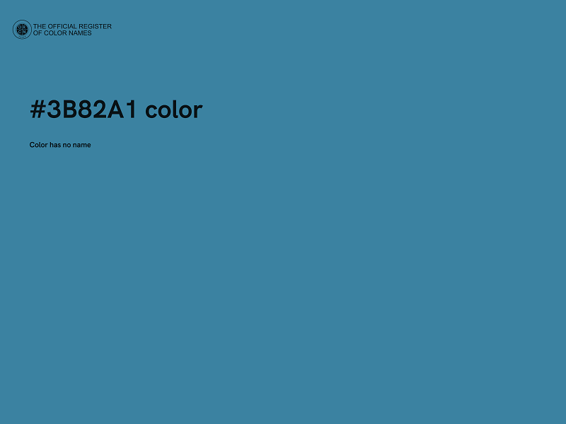 #3B82A1 color image