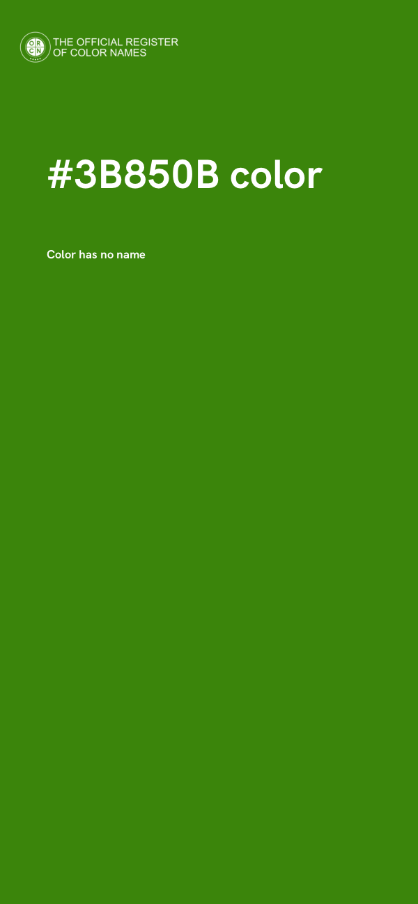 #3B850B color image