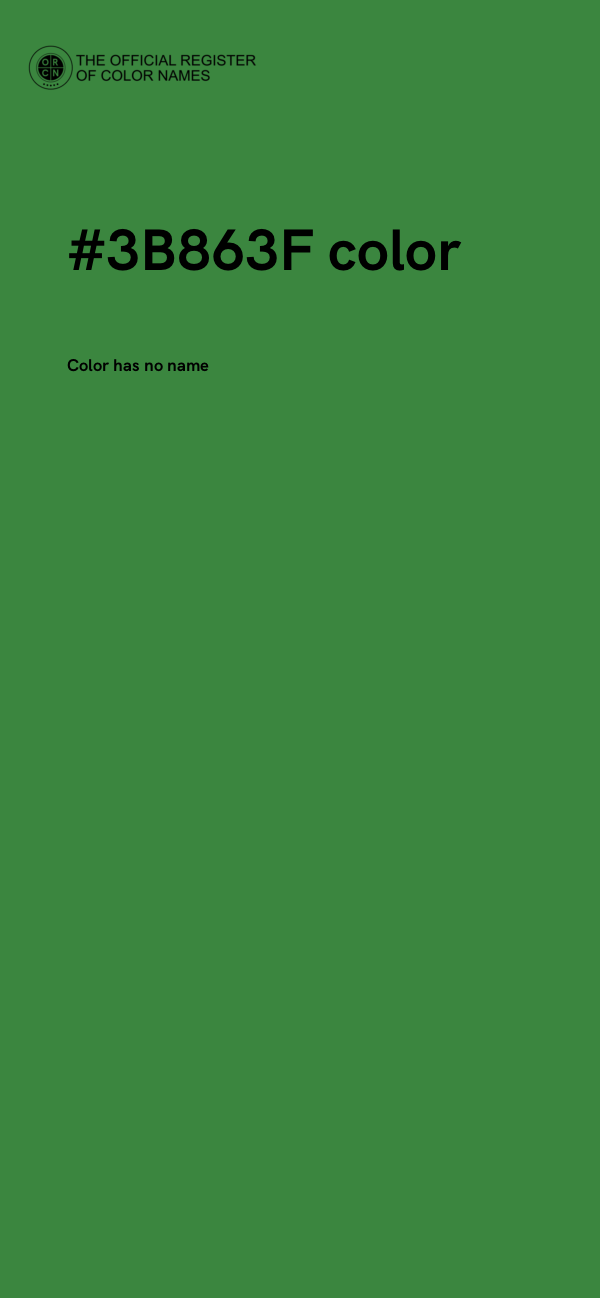 #3B863F color image