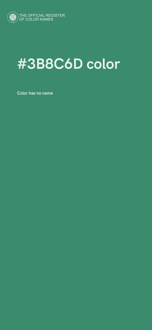 #3B8C6D color image