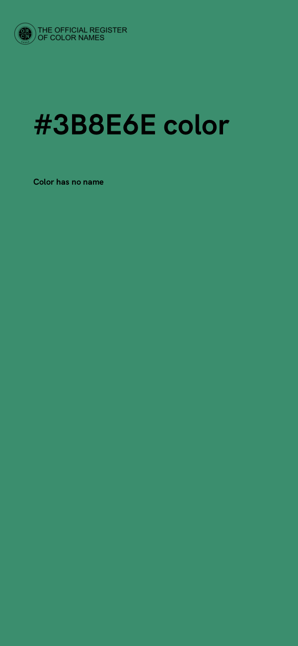 #3B8E6E color image
