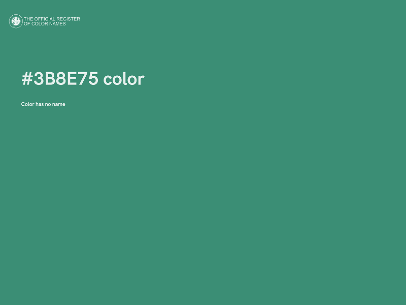 #3B8E75 color image