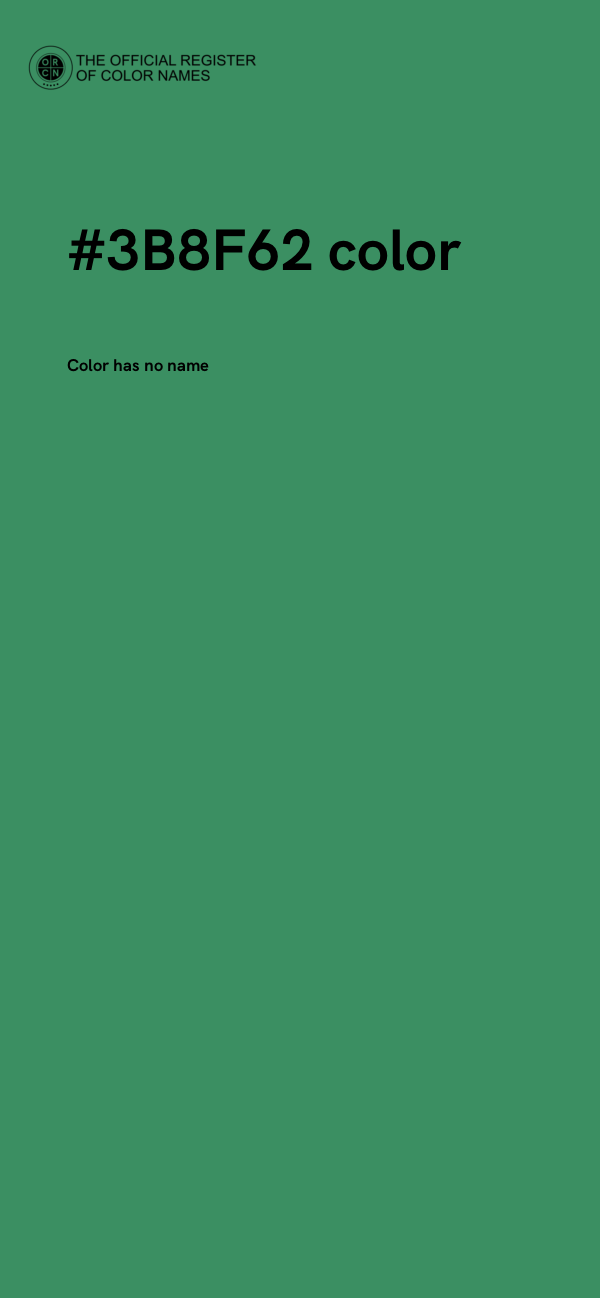 #3B8F62 color image