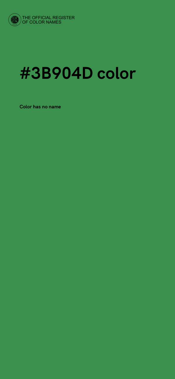 #3B904D color image