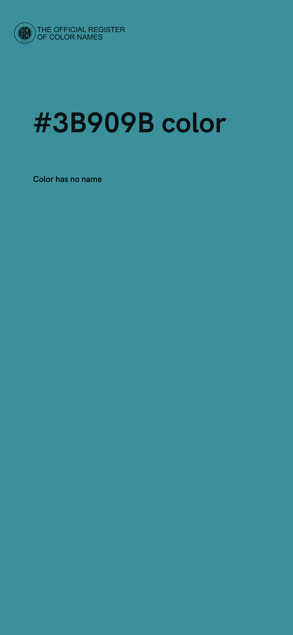 #3B909B color image