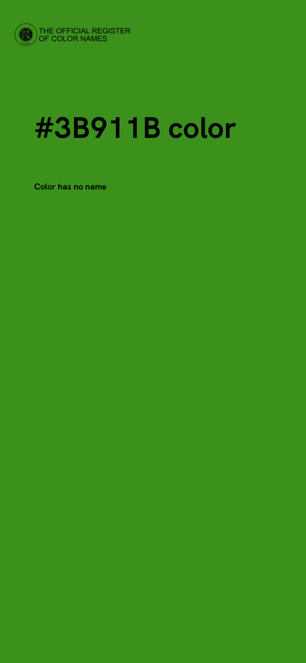 #3B911B color image