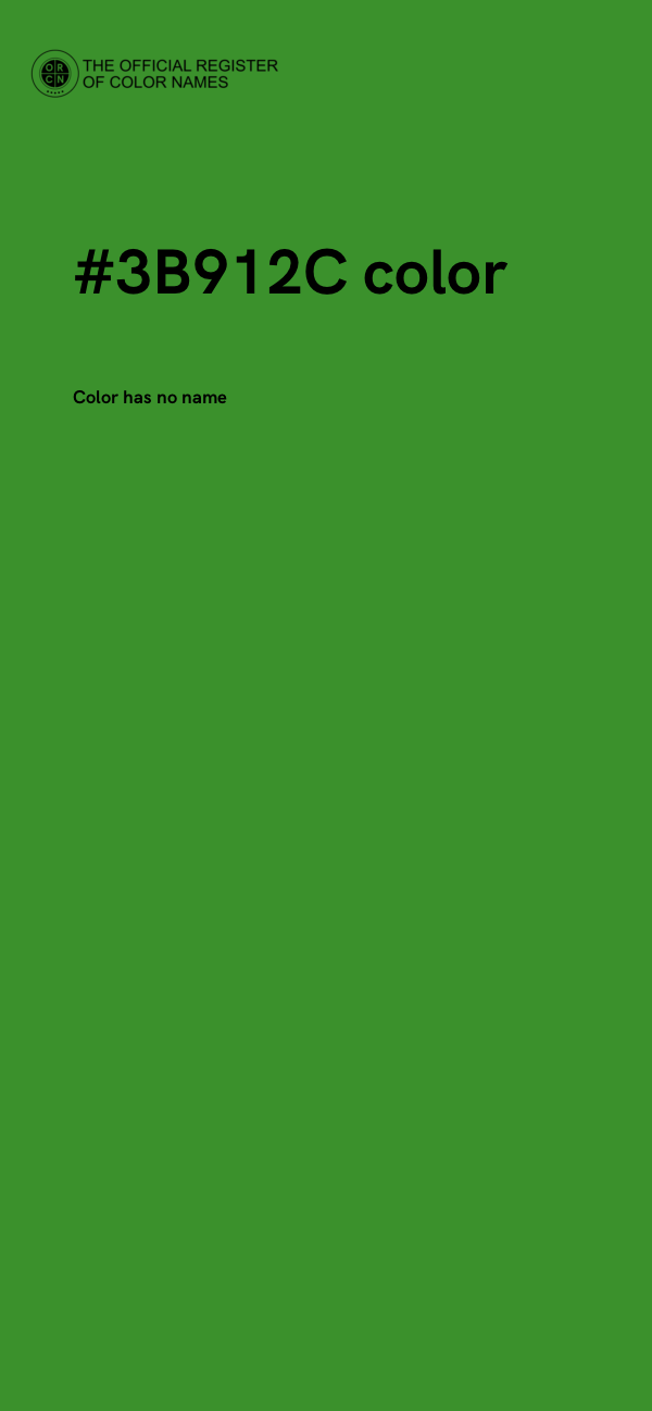 #3B912C color image