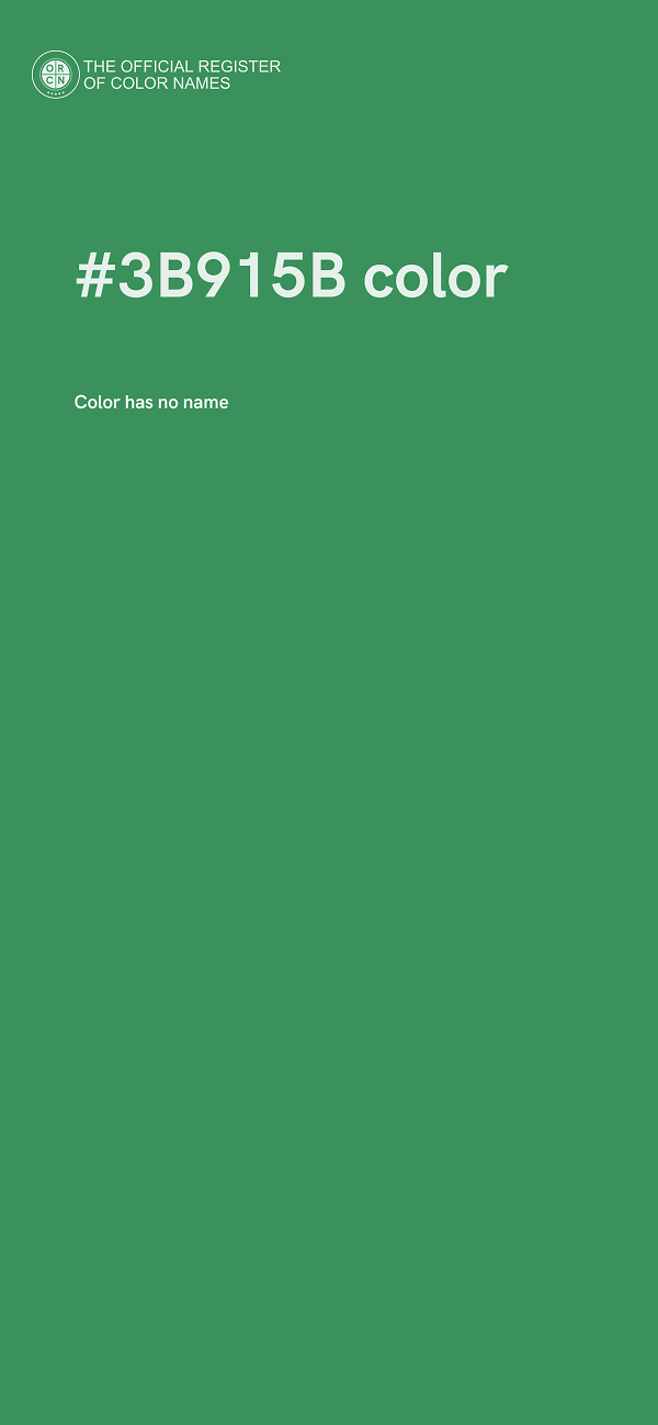 #3B915B color image