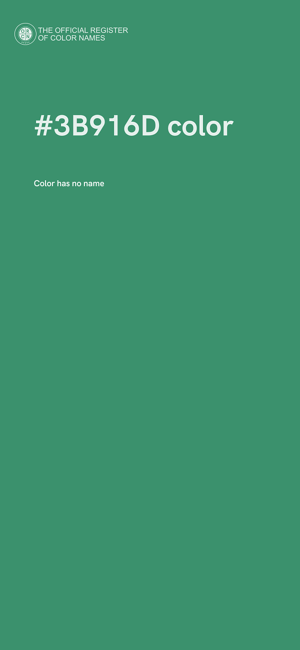 #3B916D color image