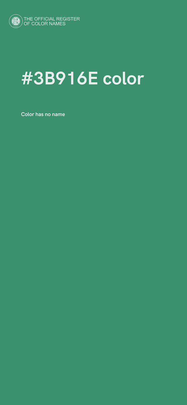 #3B916E color image