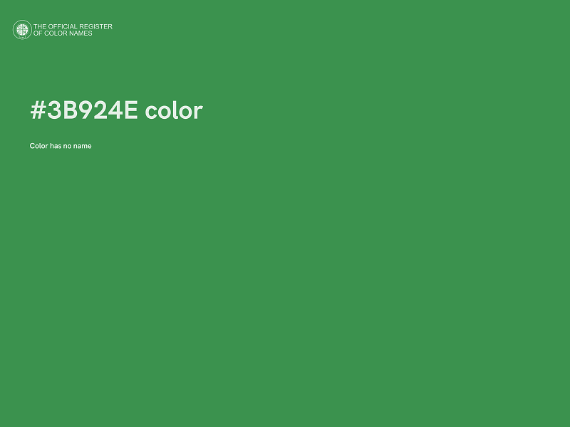 #3B924E color image