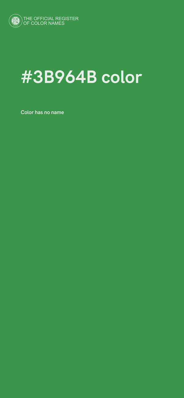 #3B964B color image