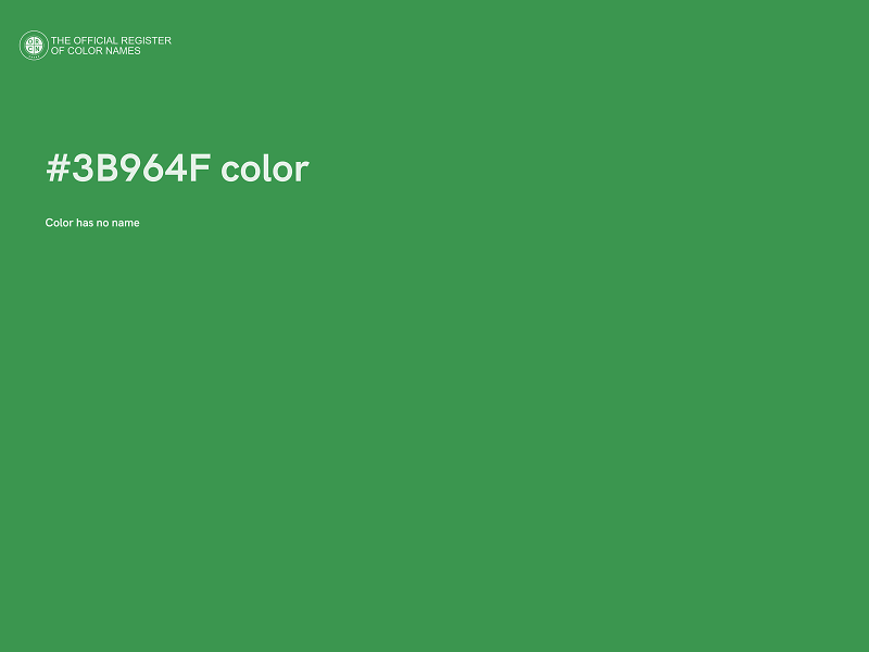 #3B964F color image