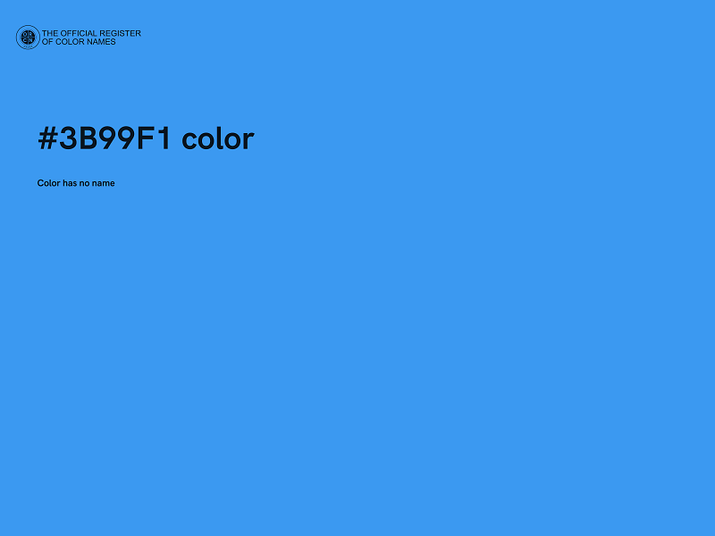 #3B99F1 color image