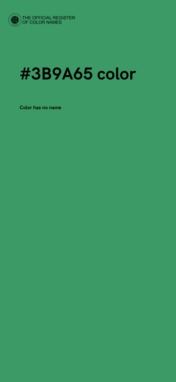 #3B9A65 color image