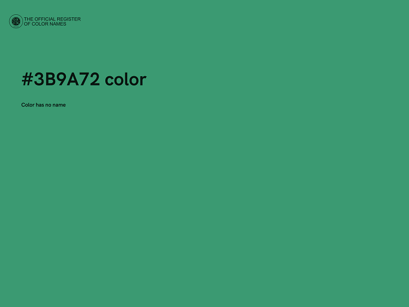 #3B9A72 color image