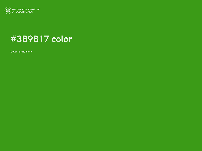 #3B9B17 color image