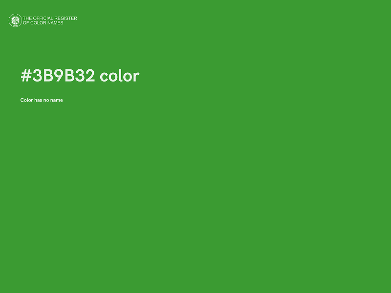 #3B9B32 color image