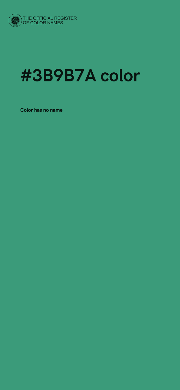 #3B9B7A color image