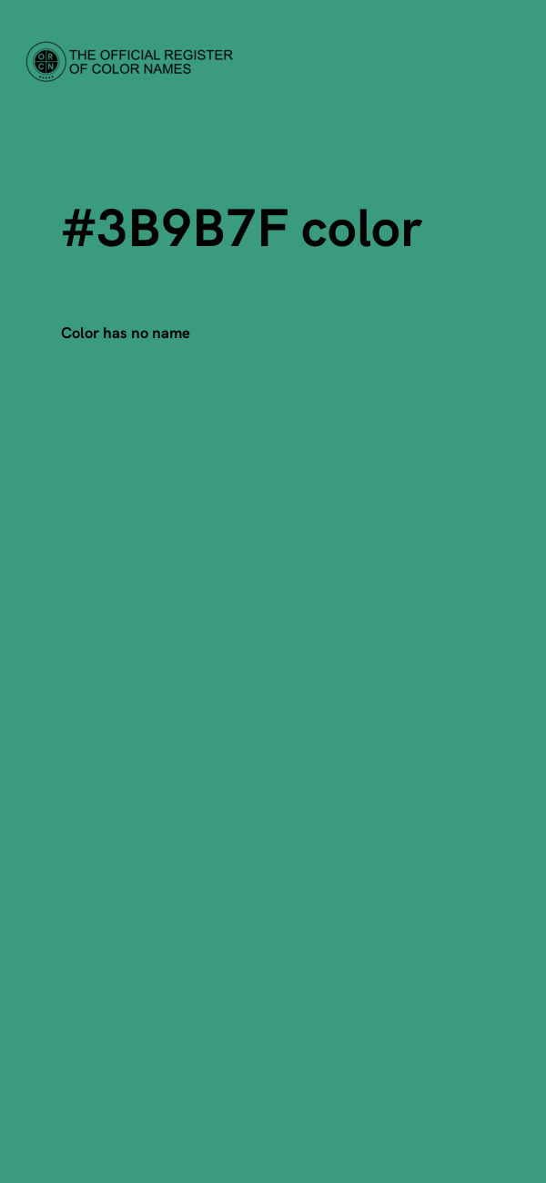 #3B9B7F color image
