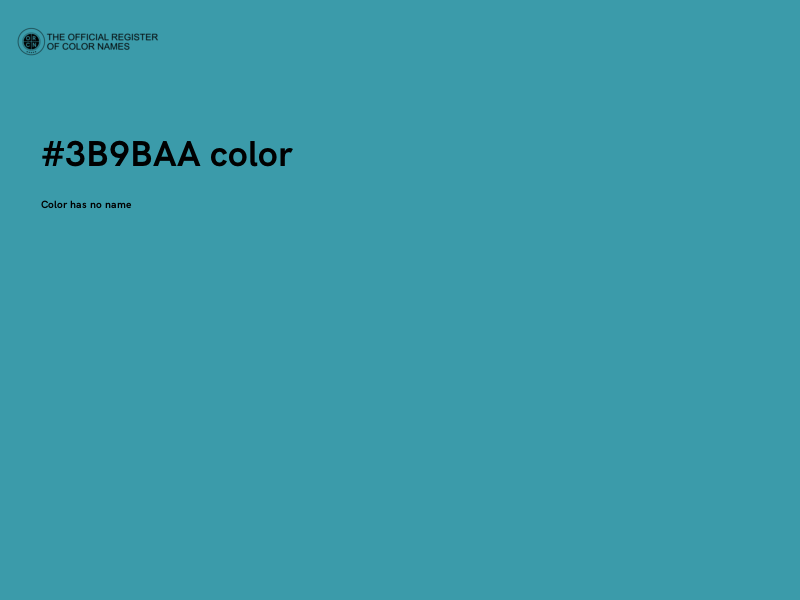 #3B9BAA color image