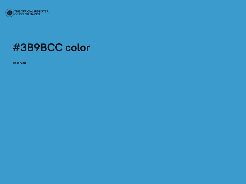 #3B9BCC color image