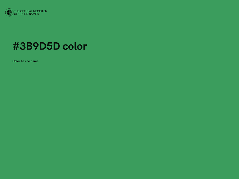 #3B9D5D color image