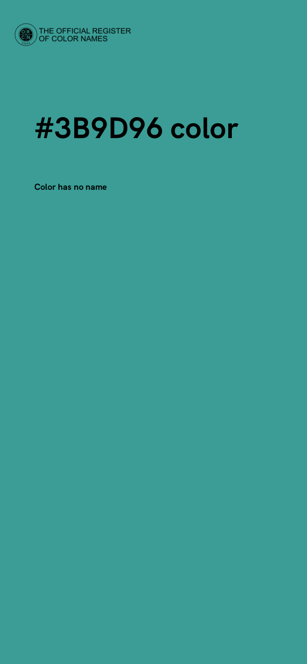 #3B9D96 color image