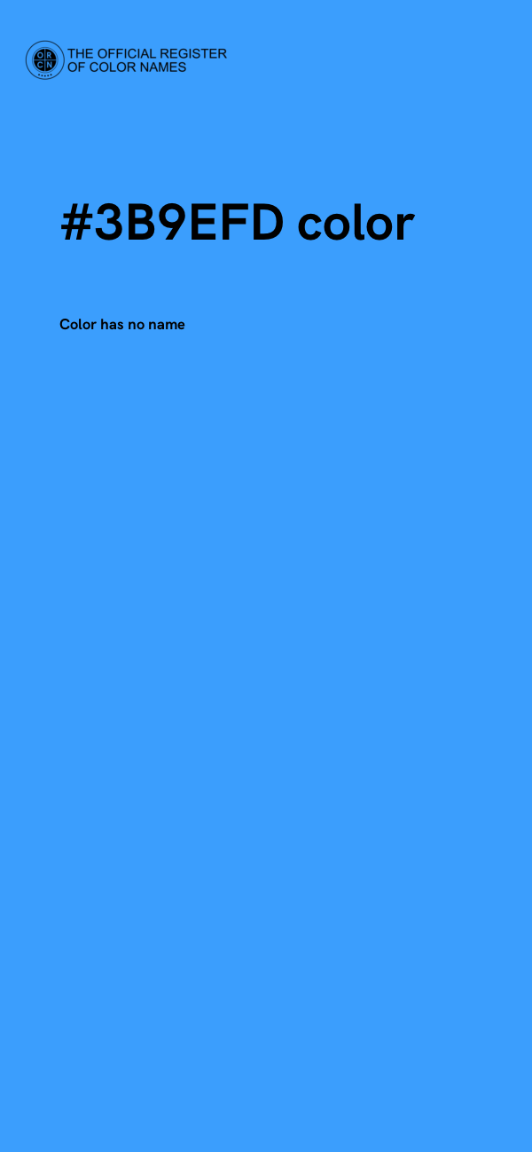 #3B9EFD color image