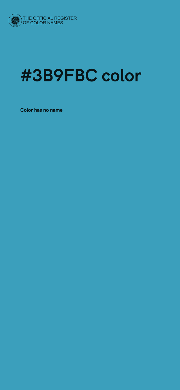 #3B9FBC color image