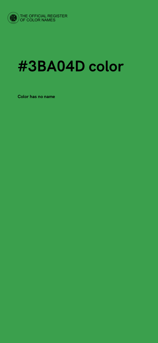 #3BA04D color image