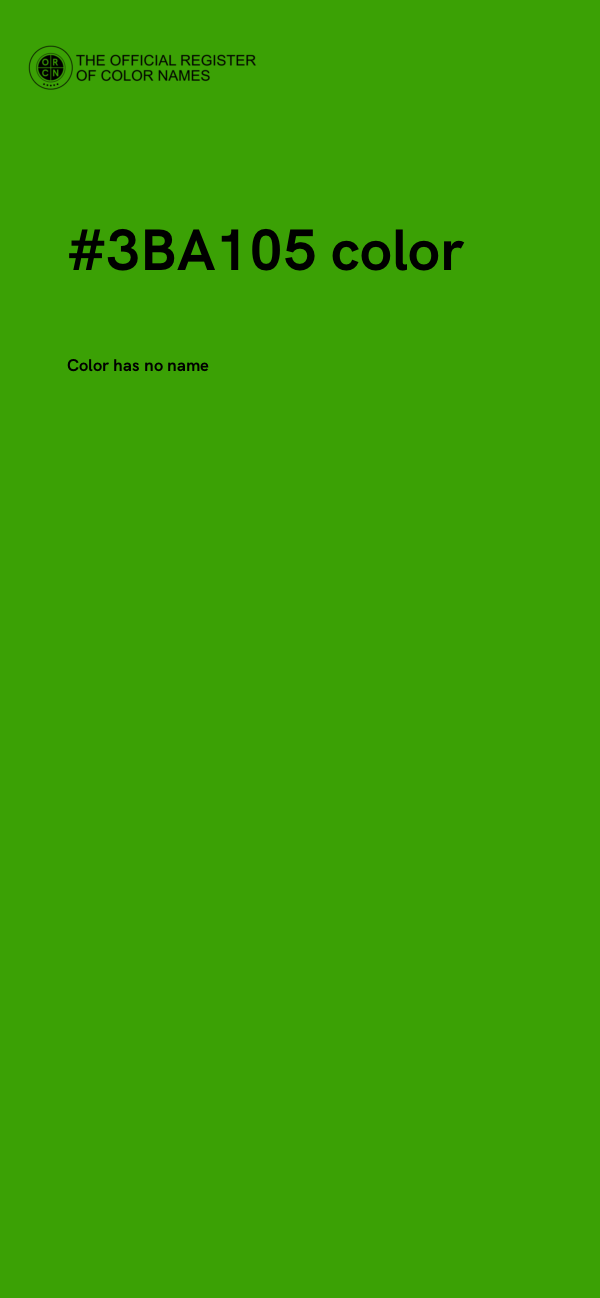#3BA105 color image