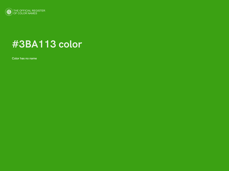 #3BA113 color image