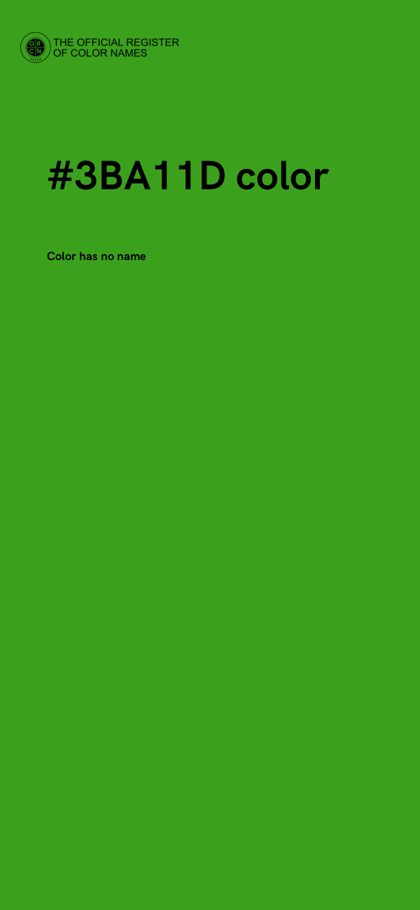 #3BA11D color image
