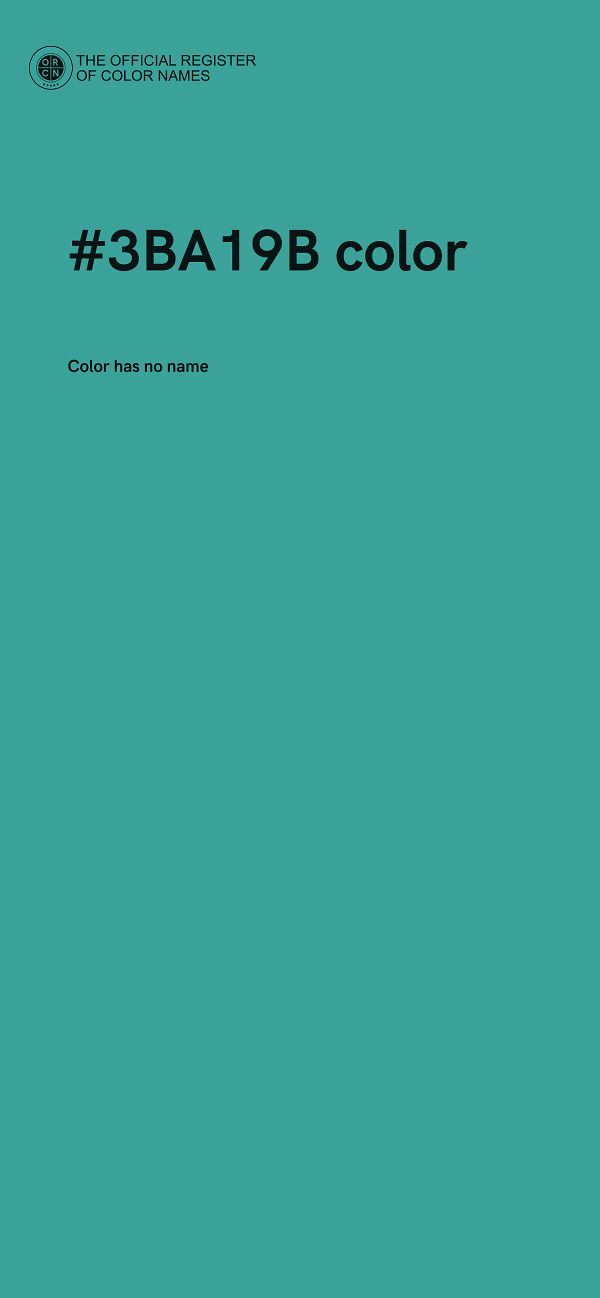 #3BA19B color image