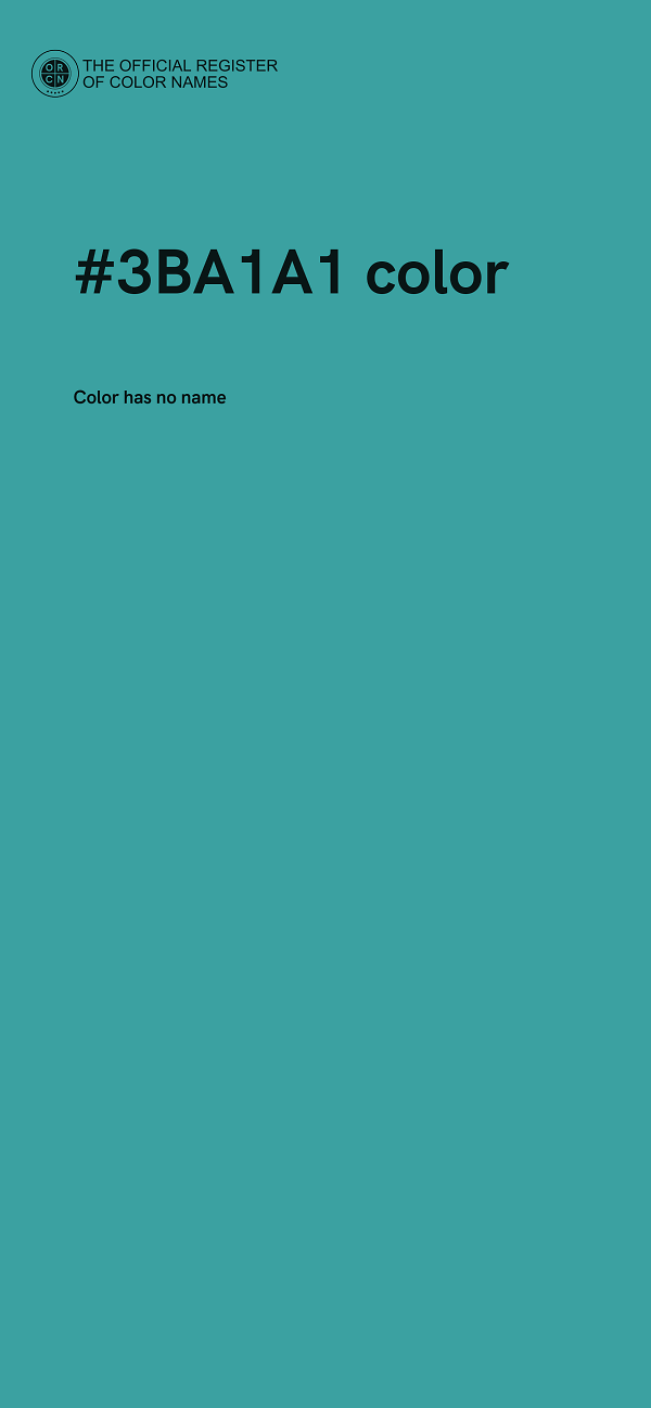 #3BA1A1 color image