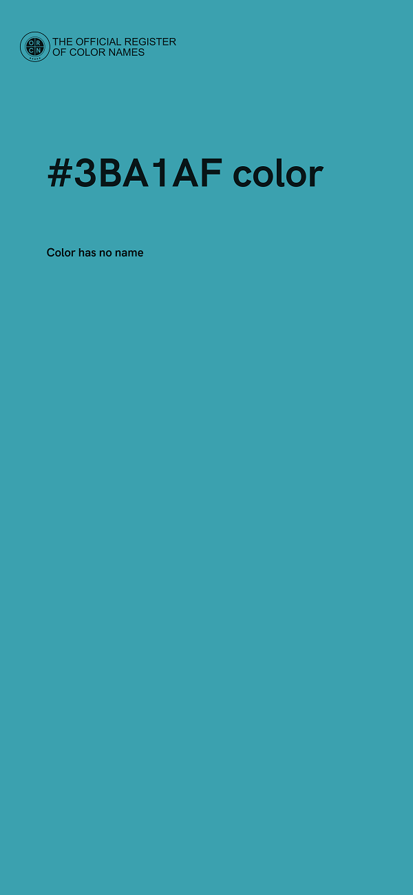 #3BA1AF color image