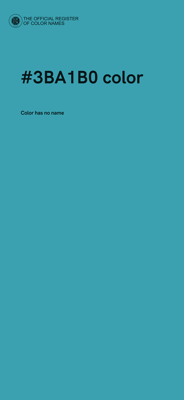 #3BA1B0 color image