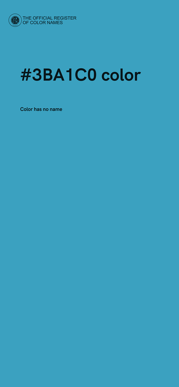 #3BA1C0 color image