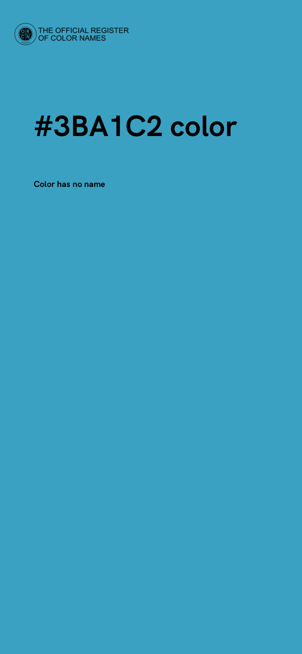 #3BA1C2 color image