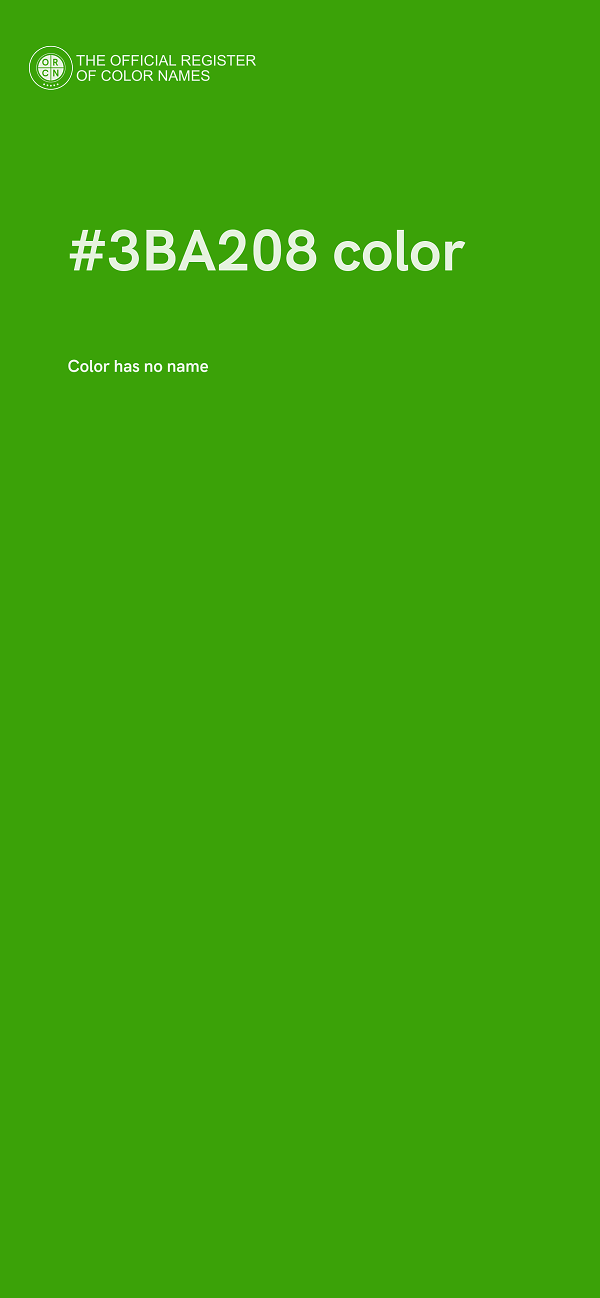 #3BA208 color image