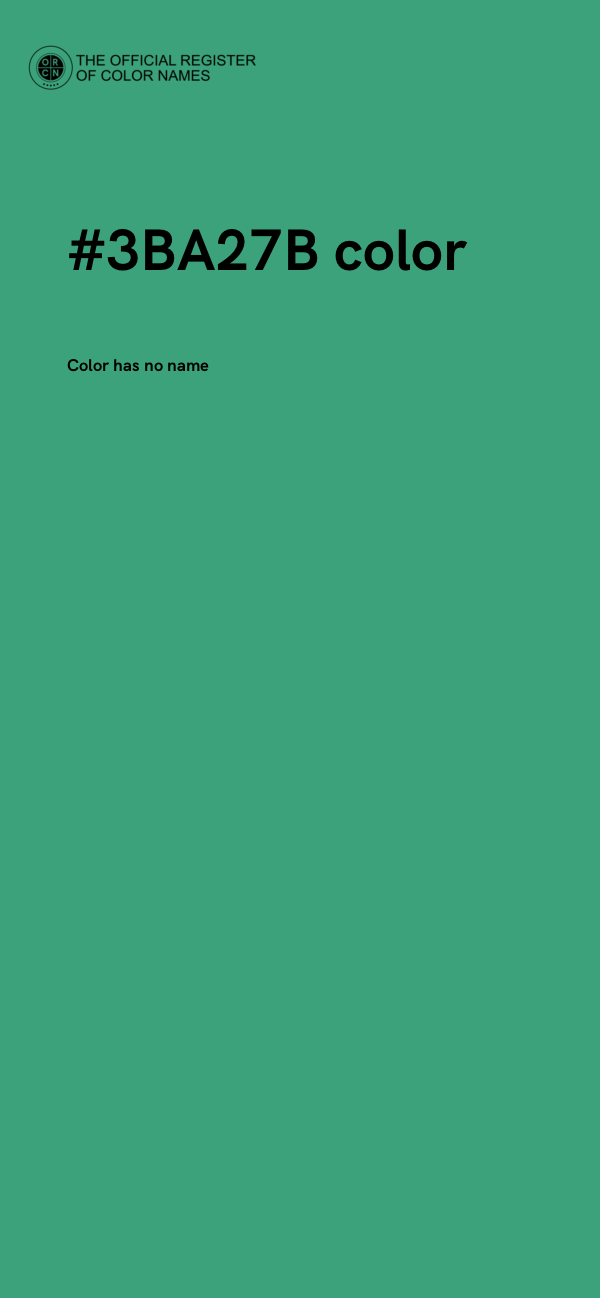 #3BA27B color image